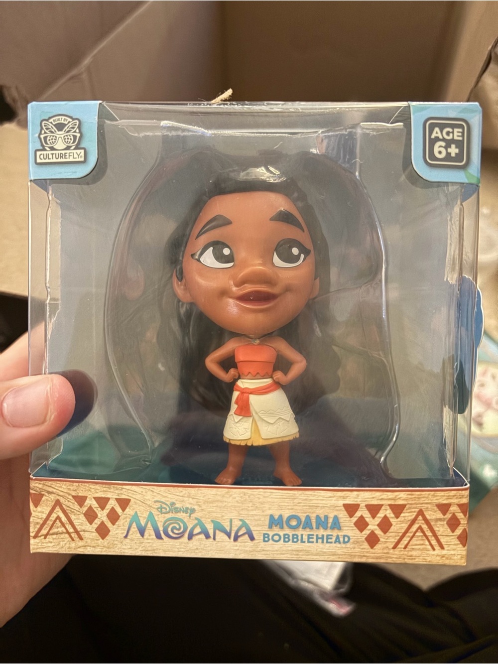 Disney Moana Orange & Cream Bobblehead - Kids Toy
